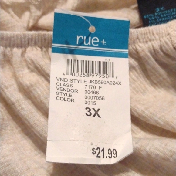 Women's top Rue 21 size 3X NWT - Picture 6 of 6